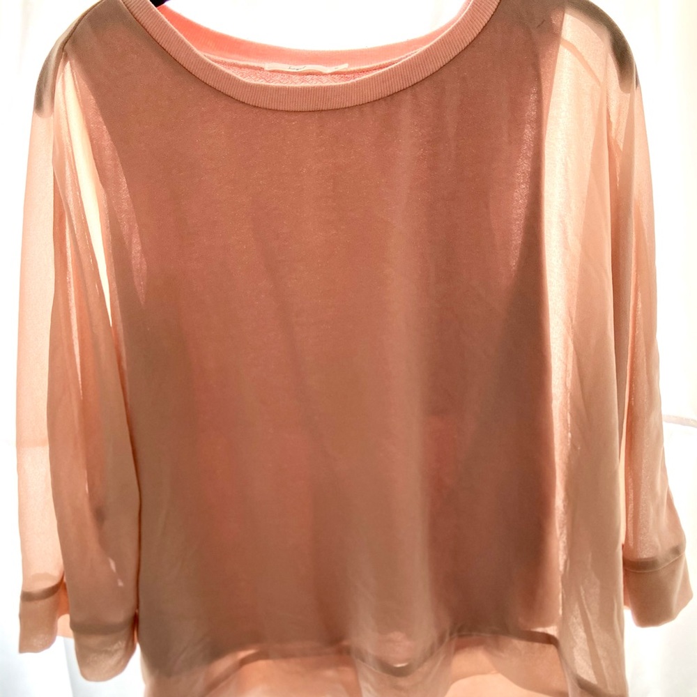 Light pink/dusty pink spring top